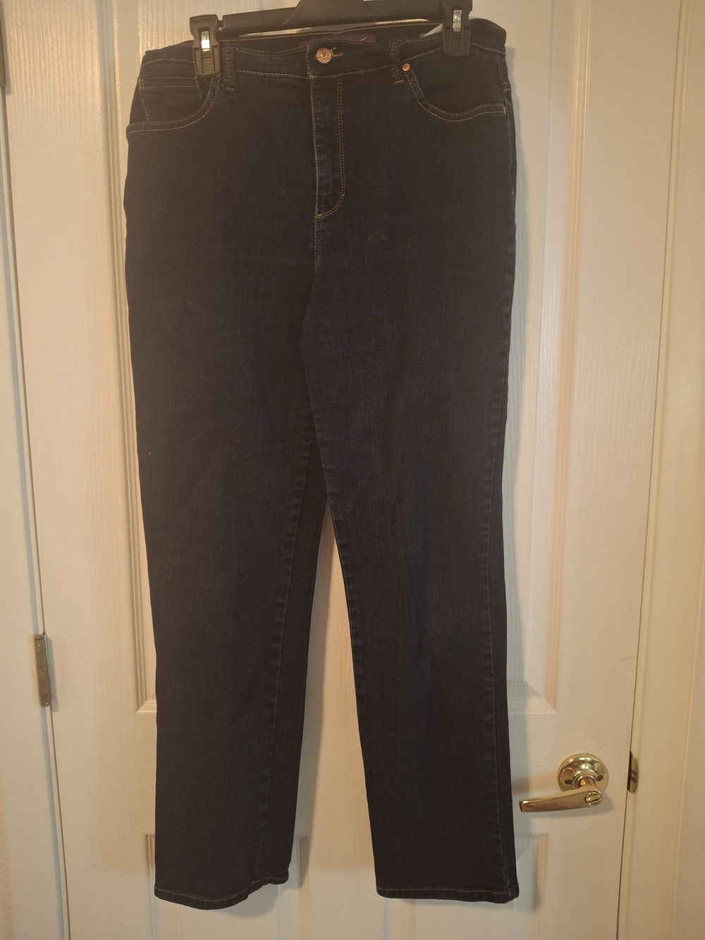 Gloria Vanderbilt Dark Indigo Straight-Leg Jeans